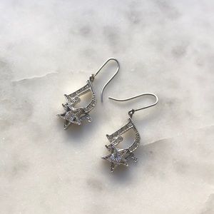 Dior Silver Star Earrings